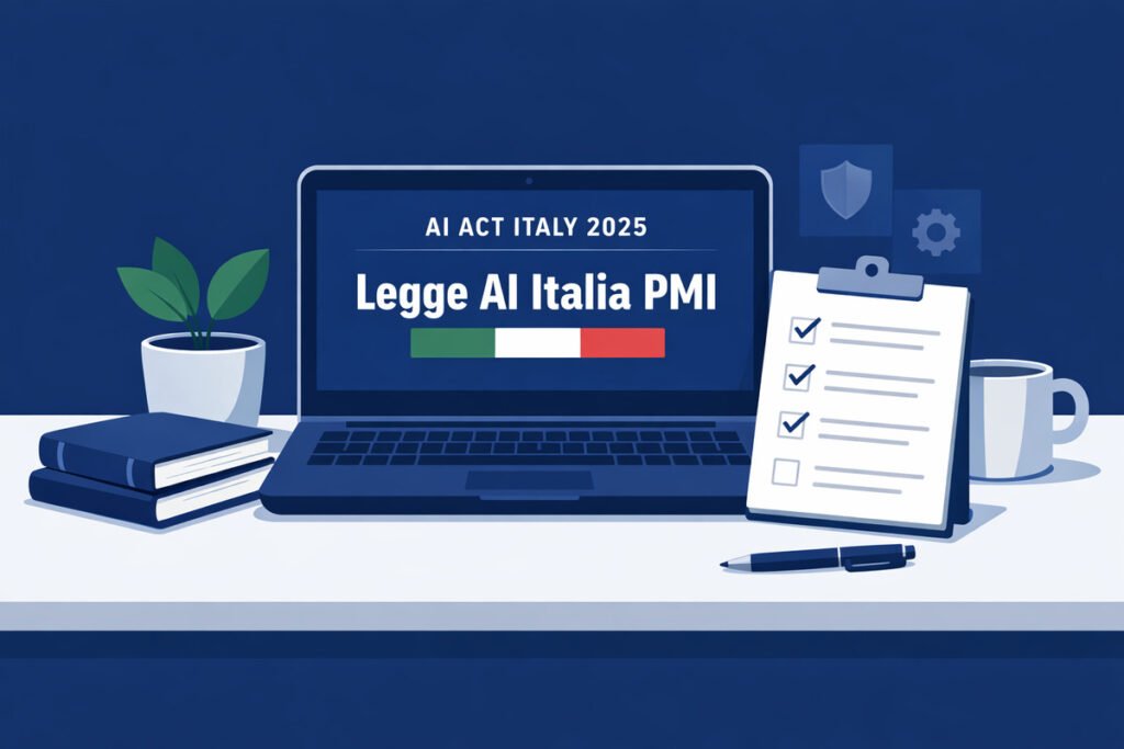 Guida legge AI Italia 2025 per PMI e freelance italiani